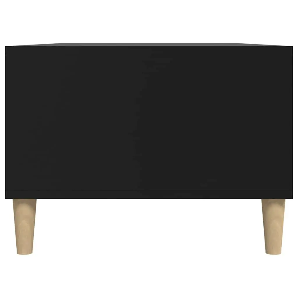 Coffee Table Black 90x50x36.5 cm for Living Room with Storage Compartments Drawer