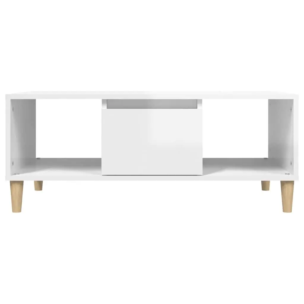 Coffee Table with 2 Storage Compartments and Drawer
