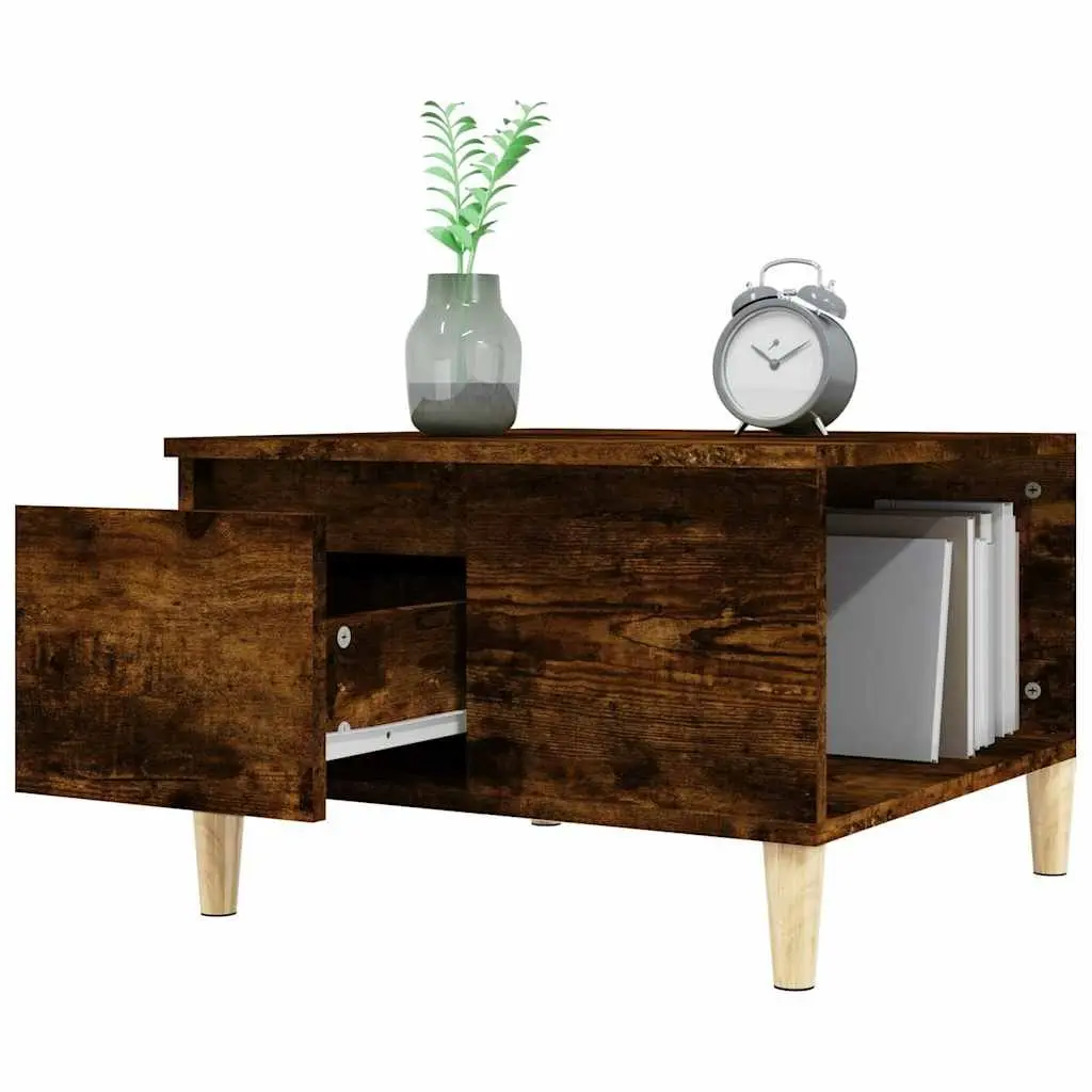 Coffee Table Smoked Oak 55x55x36.5cm