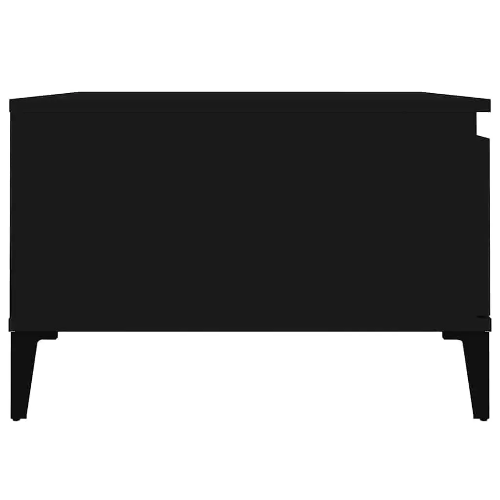 Coffee Table Black Modern Living Room Furniture with Storage Drawer Compartment