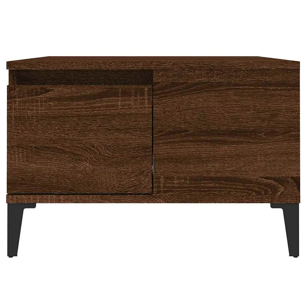 Brown Oak Coffee Table 55x55x36.5 cm