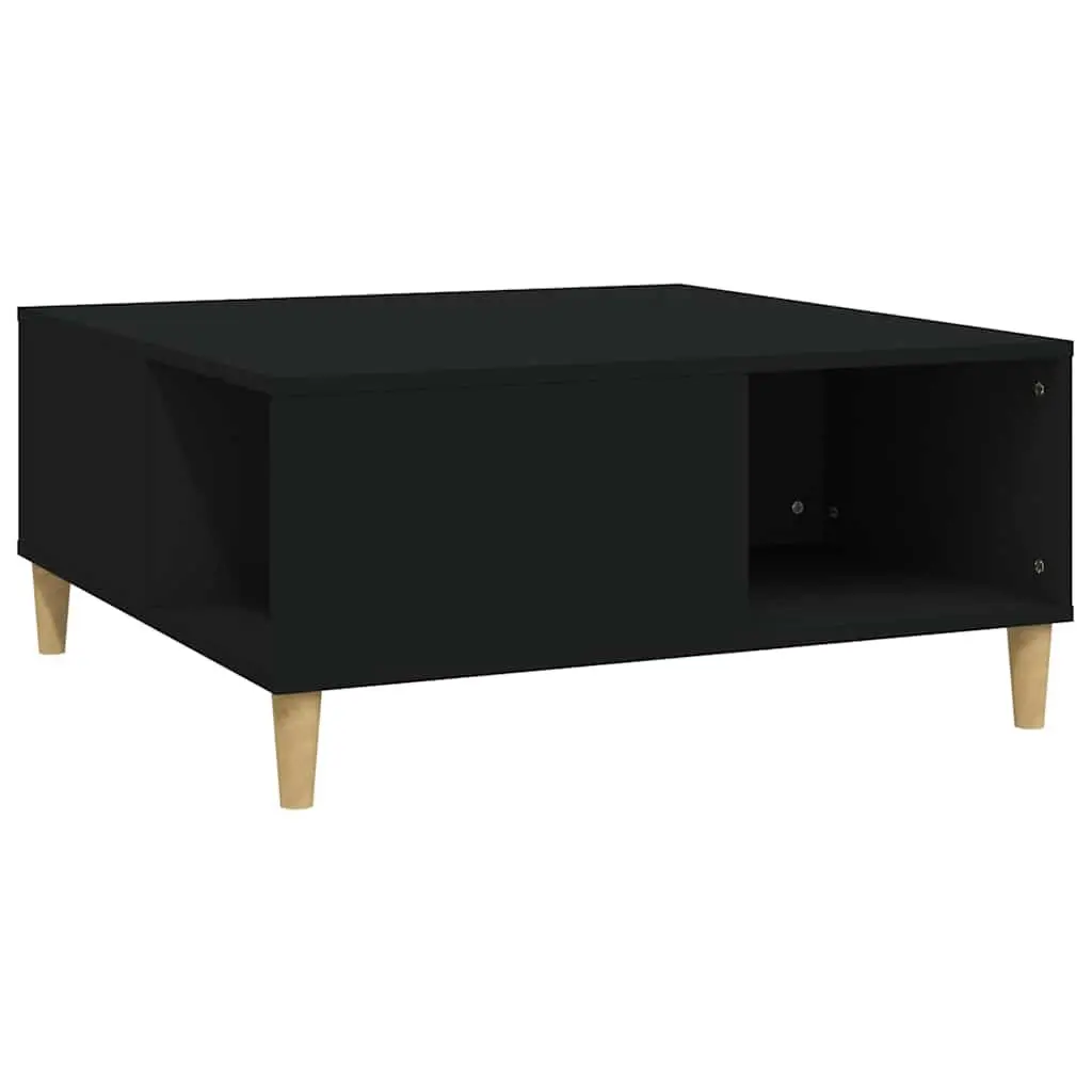 Black Coffee Table with Storage