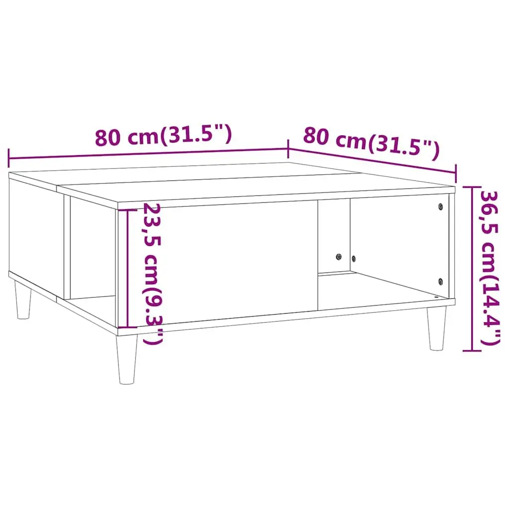 Black Coffee Table with Storage