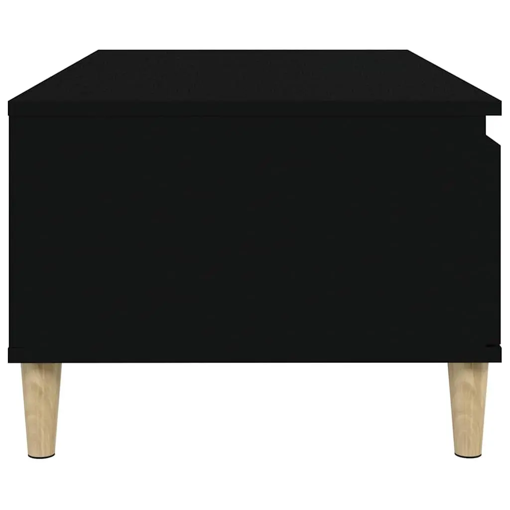 Coffee Table Black 90x50x36.5 cm with Drawer Storage Living Room Furniture