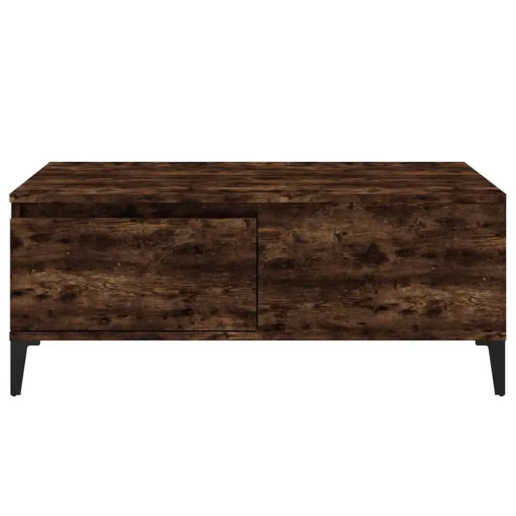 Coffee Table Living Room Brown Engineered Wood with Storage Drawer