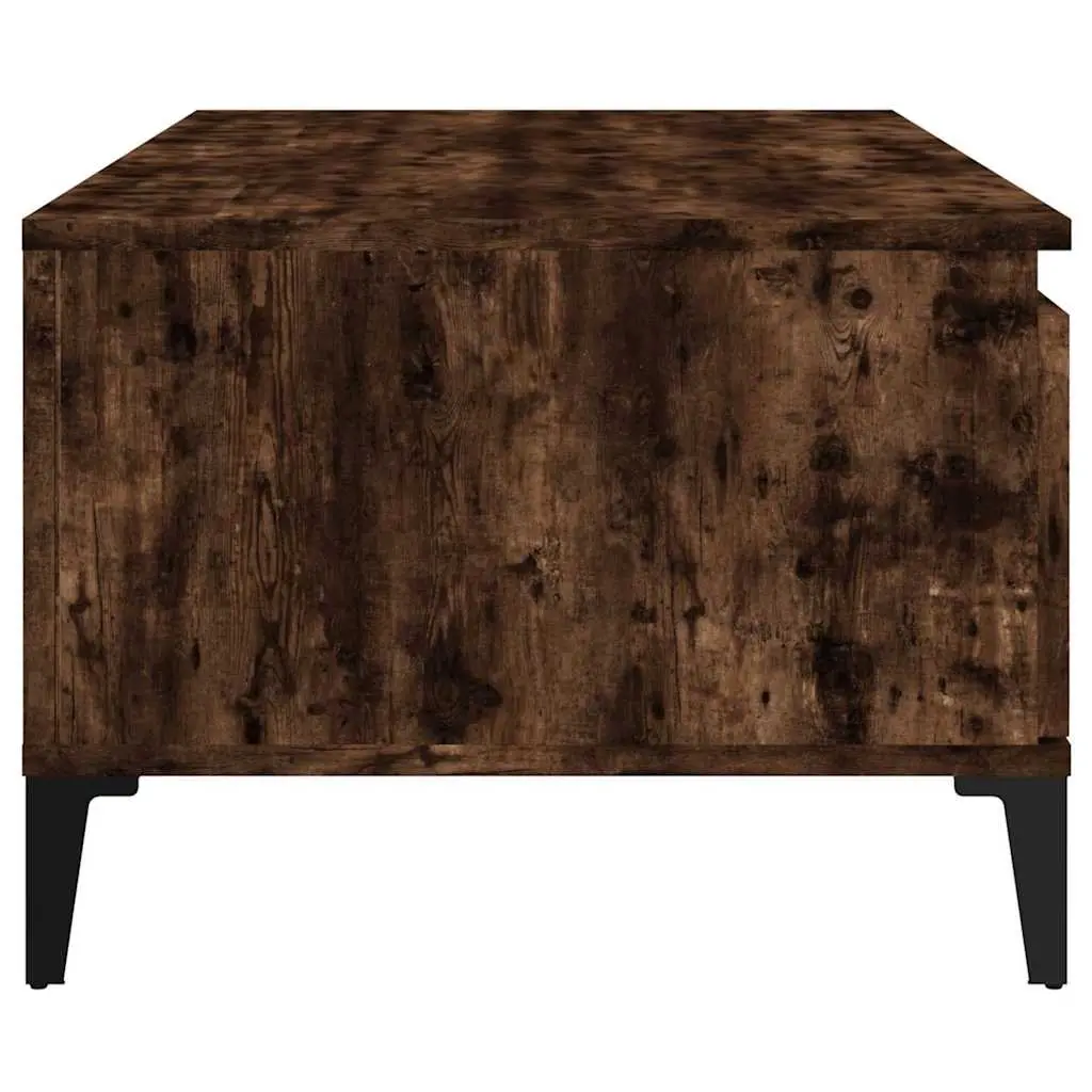 Coffee Table Living Room Brown Engineered Wood with Storage Drawer