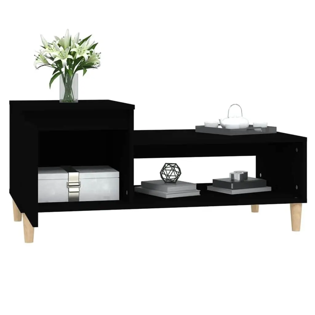 Coffee Table Living Room Black 100 x 50 x 45 cm