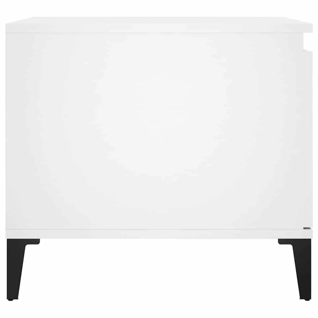 White Engineered Wood Coffee Table