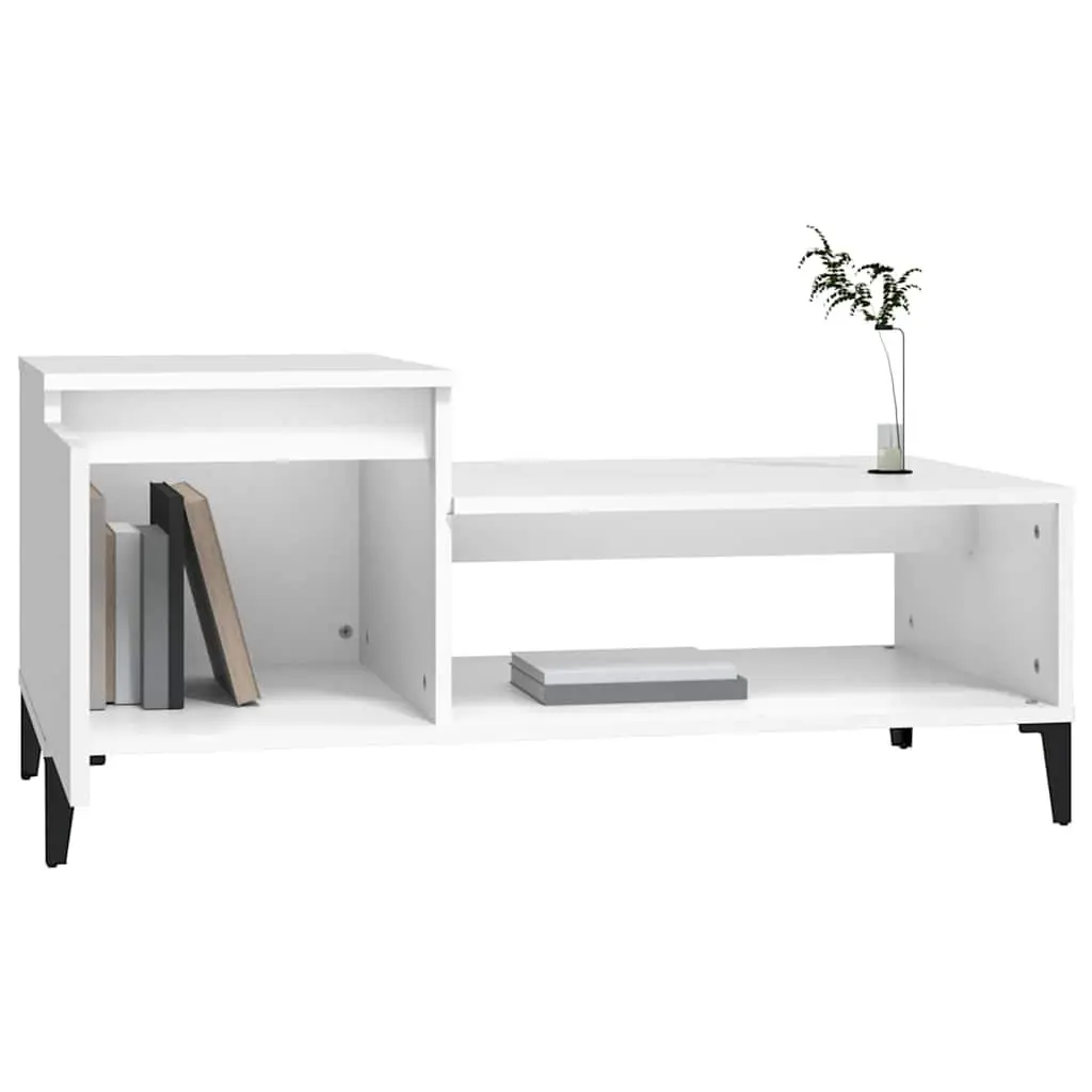 White Engineered Wood Coffee Table
