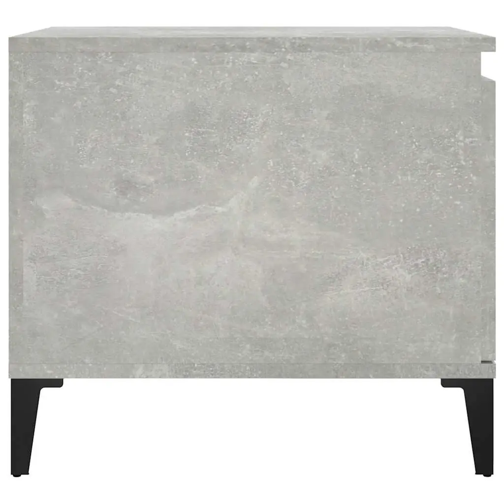 Coffee Table Grey Engineered Wood 100x50x45cm