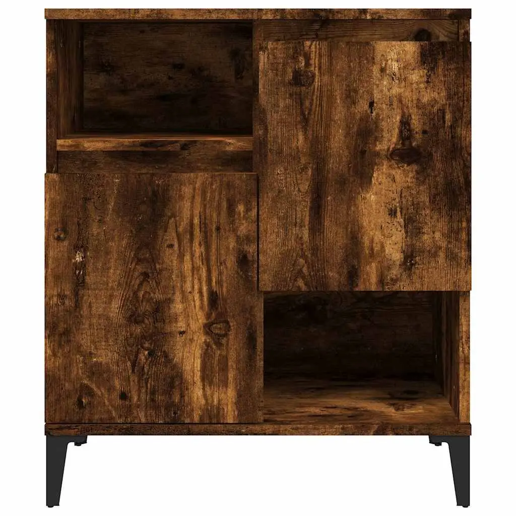 Brown Engineered Wood Sideboard with 4 Compartments