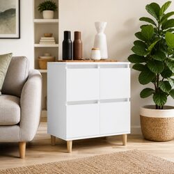 Dimensions and Features of the White Sideboard 60x35x70 cm