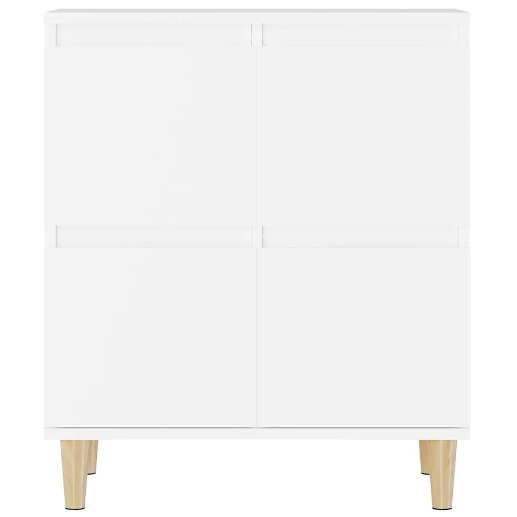 Sideboard Storage Cabinet for Home 60x35x70 cm Engineered Wood White