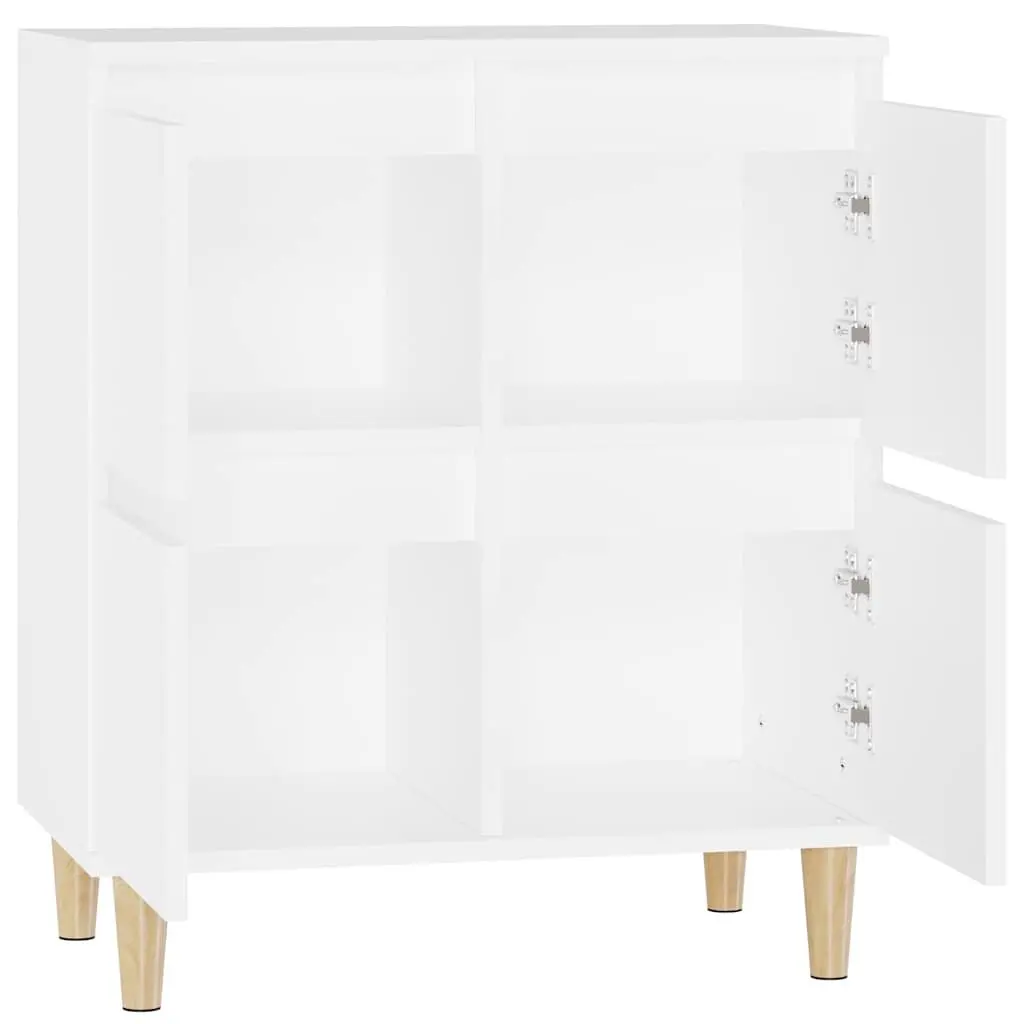 Sideboard Storage Cabinet for Home 60x35x70 cm Engineered Wood White