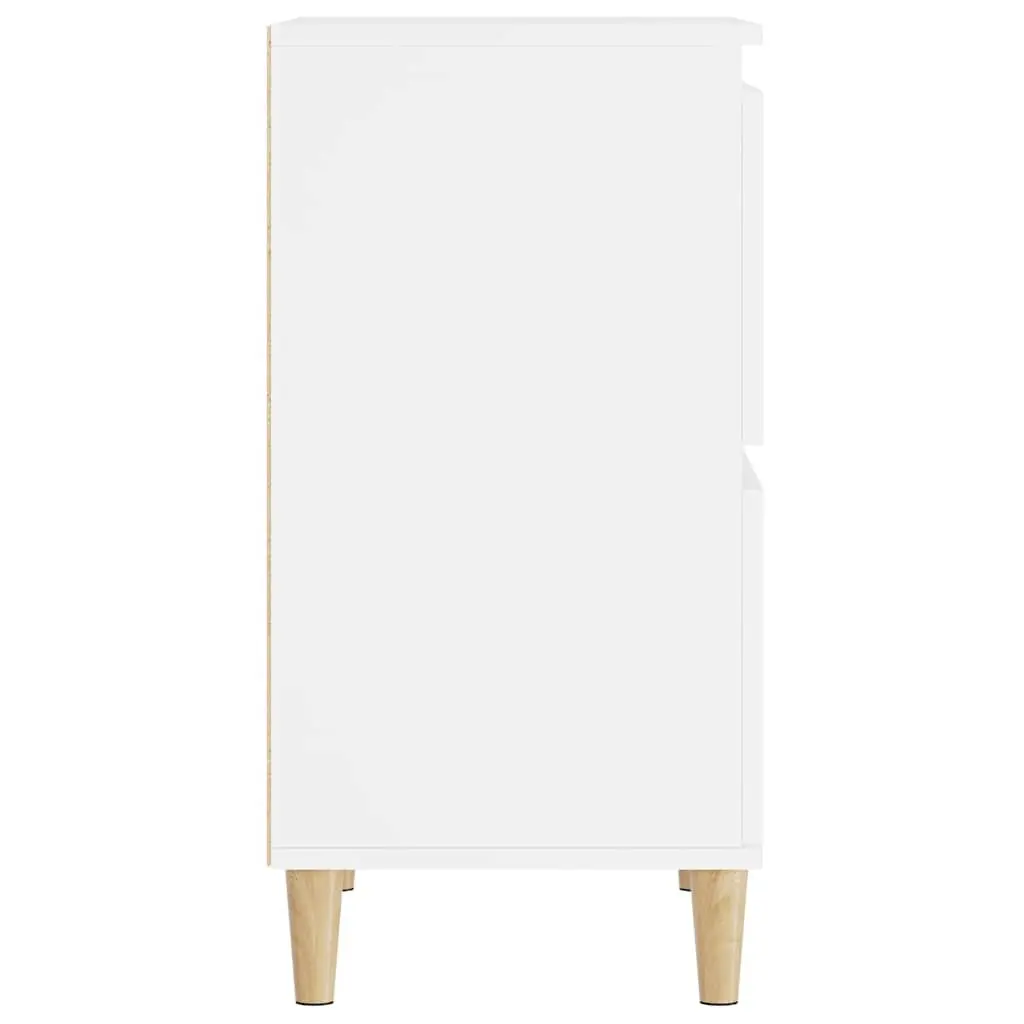 Sideboard Storage Cabinet for Home 60x35x70 cm Engineered Wood White