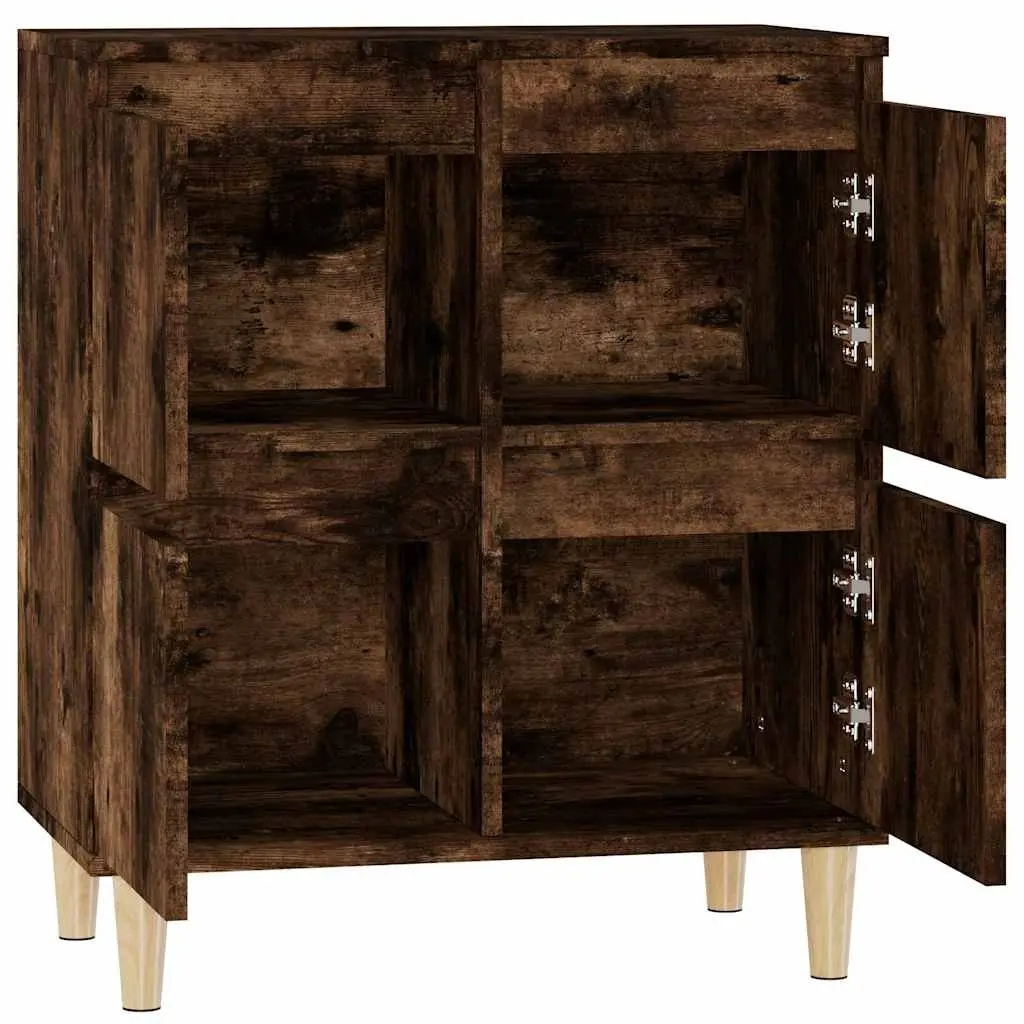 Sideboard Storage Cabinet for Home 60x35x70 cm Brown Engineered Wood Buffet Display