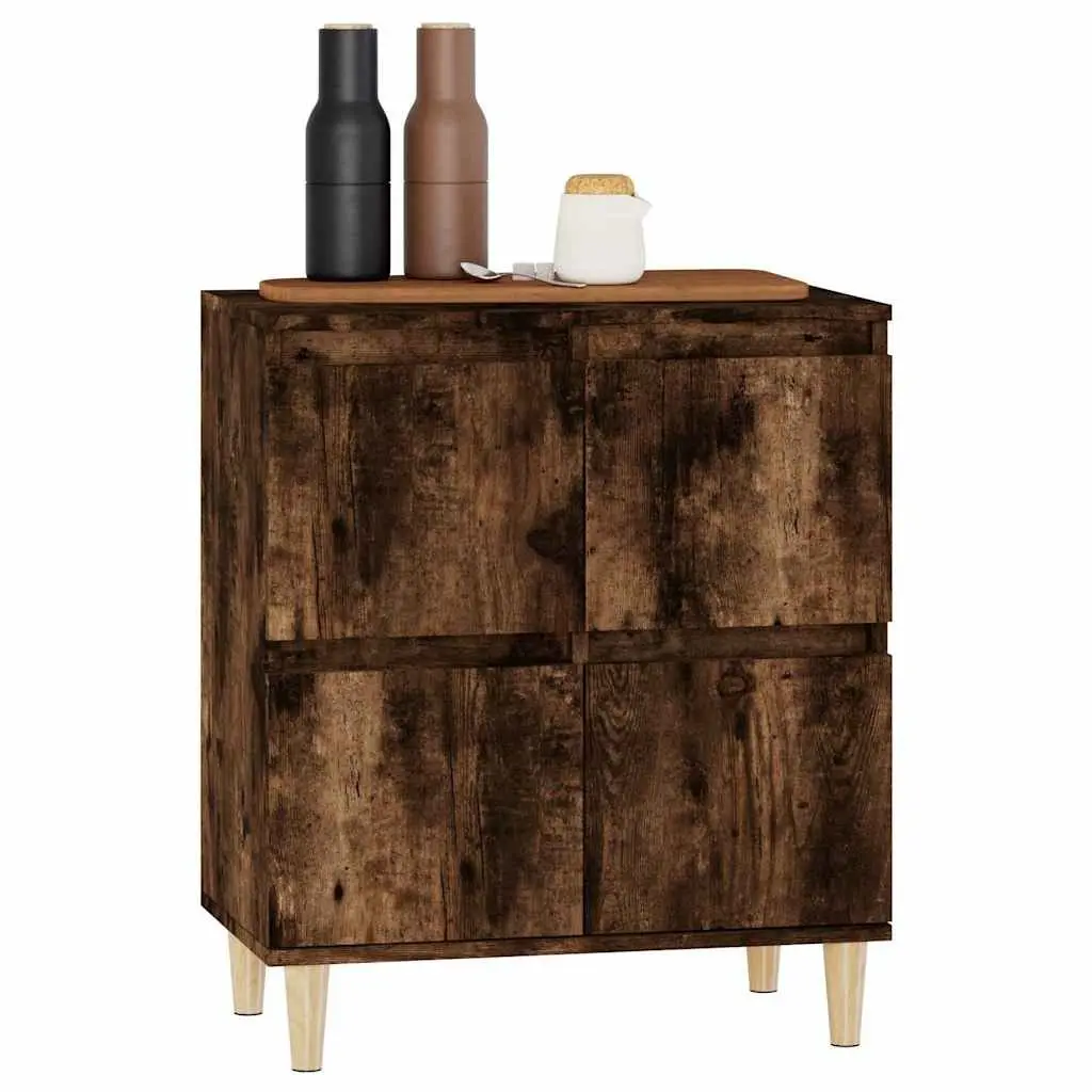 Sideboard Storage Cabinet for Home 60x35x70 cm Brown Engineered Wood Buffet Display