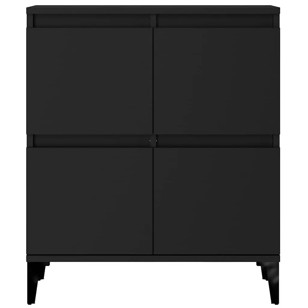 Sideboard Black 60x35x70 cm Storage Cabinet Engineered Wood Buffet Furniture