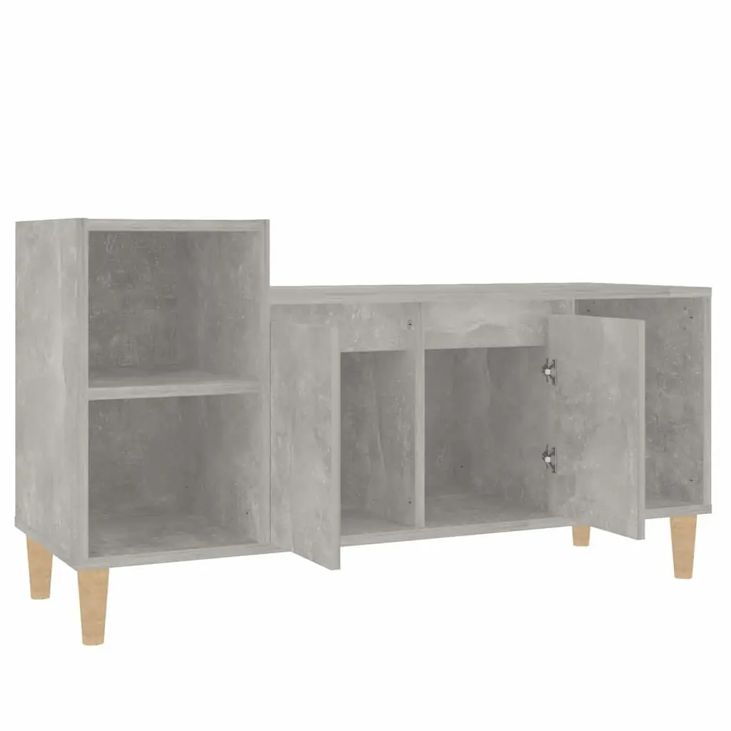 Engineered Wood TV Cabinet, 100x35x55cm, Grey Storage Unit