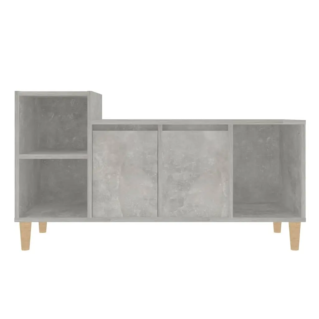 Engineered Wood TV Cabinet, 100x35x55cm, Grey Storage Unit