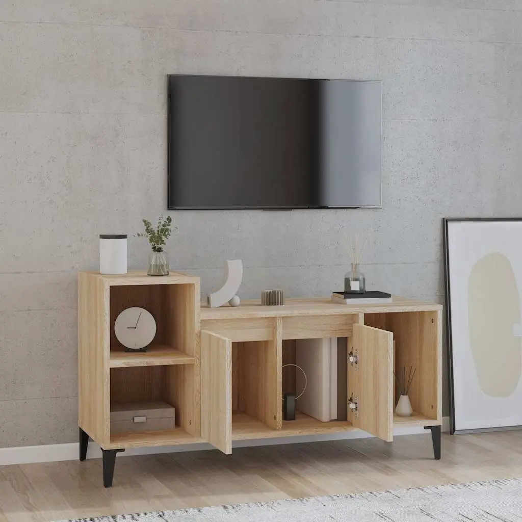 TV Cabinet Media Storage Unit for Living Room Brown