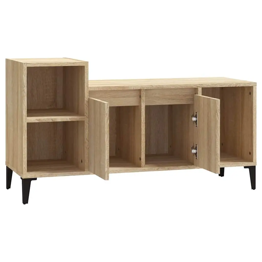 TV Cabinet Media Storage Unit for Living Room Brown