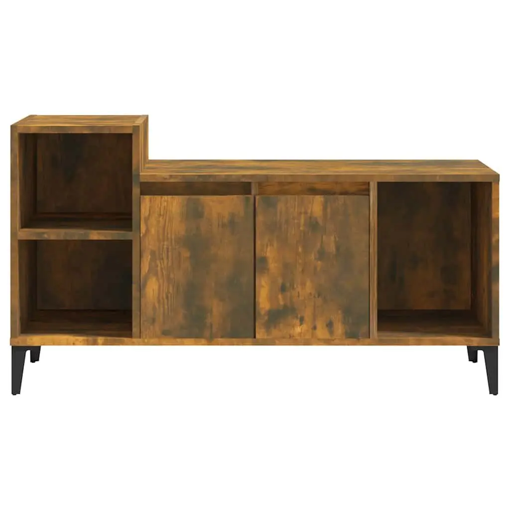 TV Cabinet Media Storage Unit for Living Room Brown 100 x 35 x 55 cm