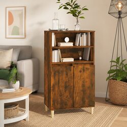 Highboard Sideboard Dimensions: 60x36x110cm - Brown