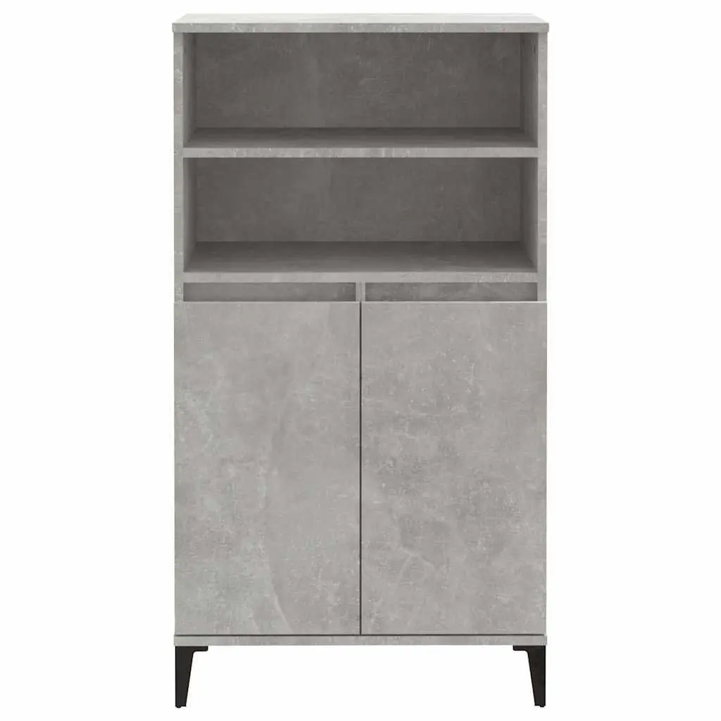Grey Highboard Storage Unit
