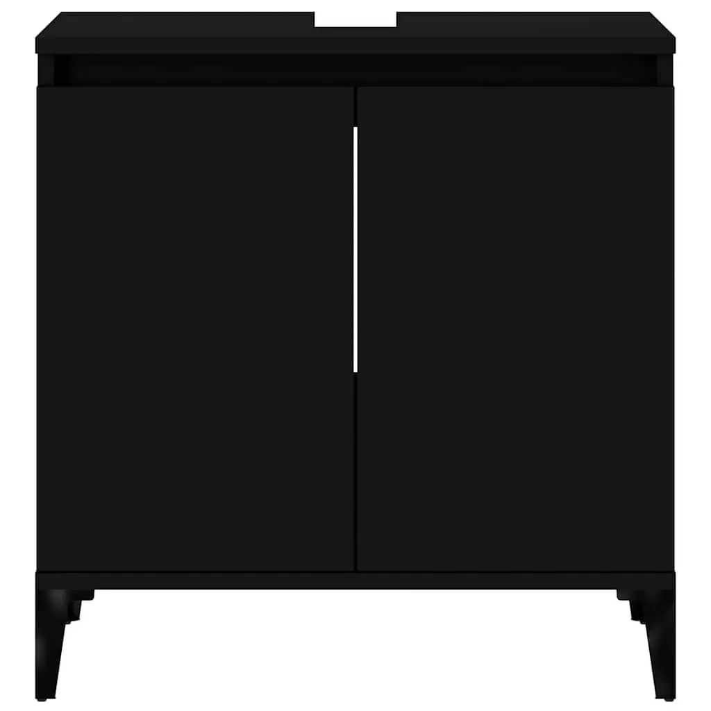 Engineered Wood Wall-Mounted Sink Cabinet 58x33x60 cm