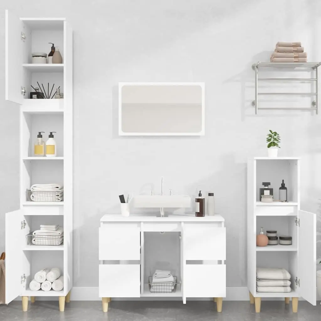 Bathroom Sink Cabinet 80x33x60 cm