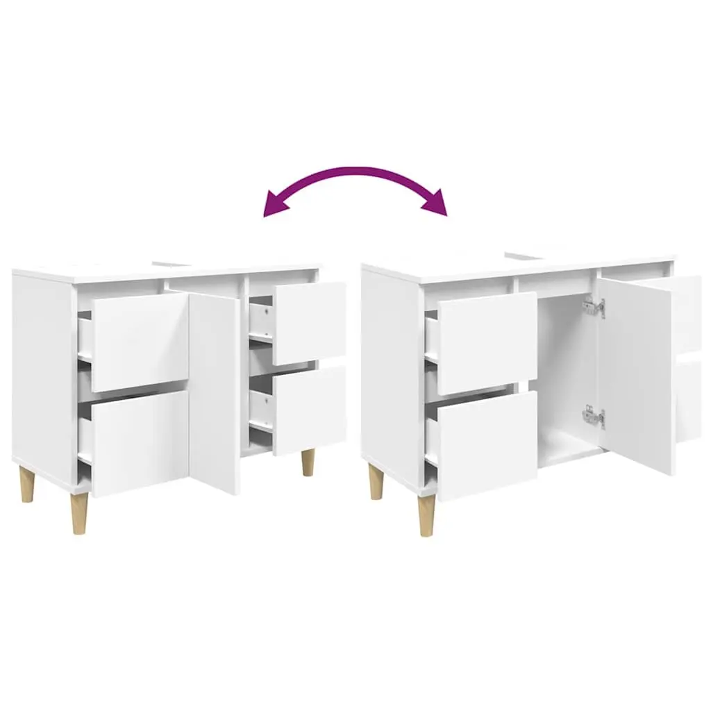 Bathroom Sink Cabinet 80x33x60 cm