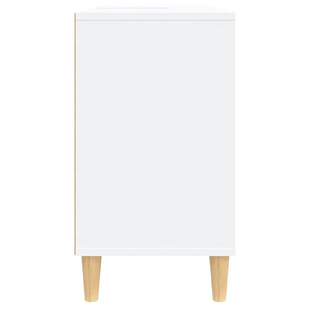 Bathroom Sink Cabinet White 80x33x60 cm Engineered Wood Vanity Unit Storage