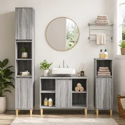 Engineered Wood Bathroom Sink Cabinet Dimensions 80x33x60cm