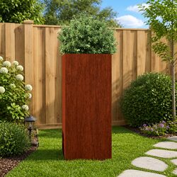 Corten Steel Planter Box - Dimensions and Materials