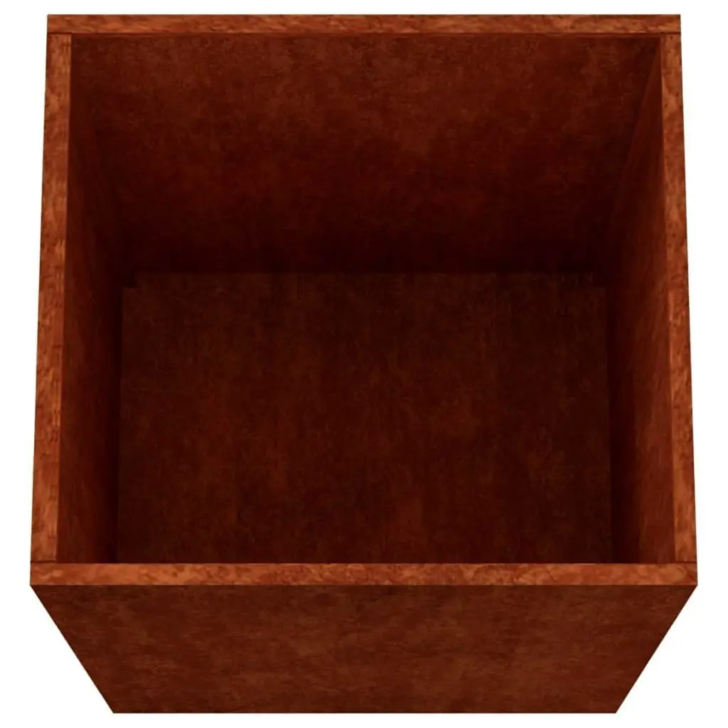 Corten Steel Planter 52x48x75cm Garden Raised Bed Weathering Steel Outdoor