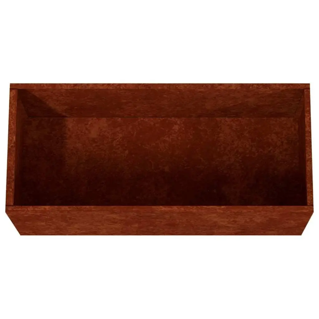 Corten Steel Planter Garden 62x40x39cm