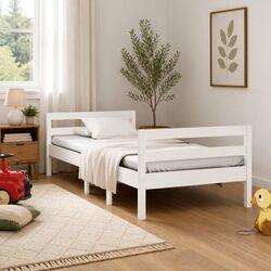Solid Wood Pine Bed Frame Dimensions 90 x 190 cm