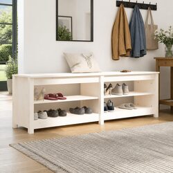Dimensions and Features of Wooden Shoe Bench