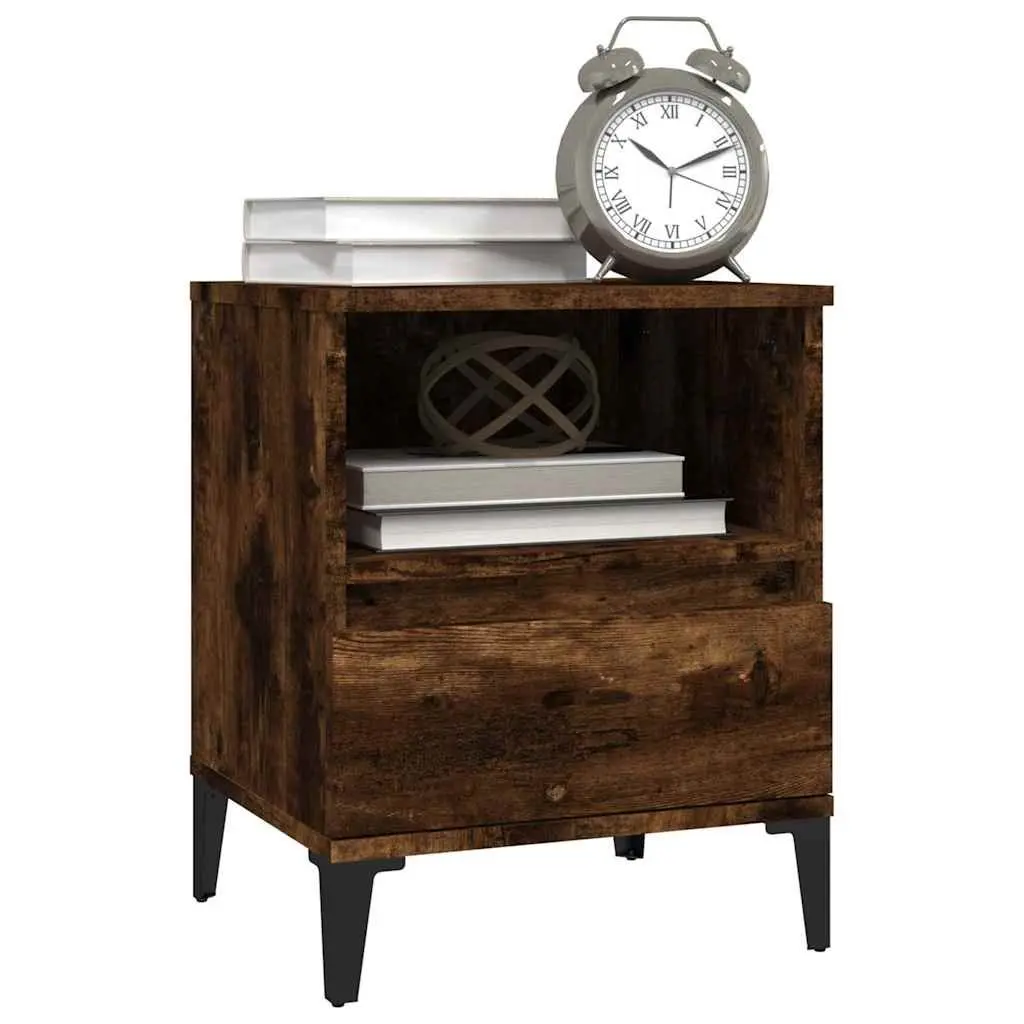 Bedside Cabinet Brown Bedroom Use 40W x 35D x 50H cm
