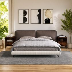 Smoked Oak Brown Bedside Cabinet Dimensions and Specs