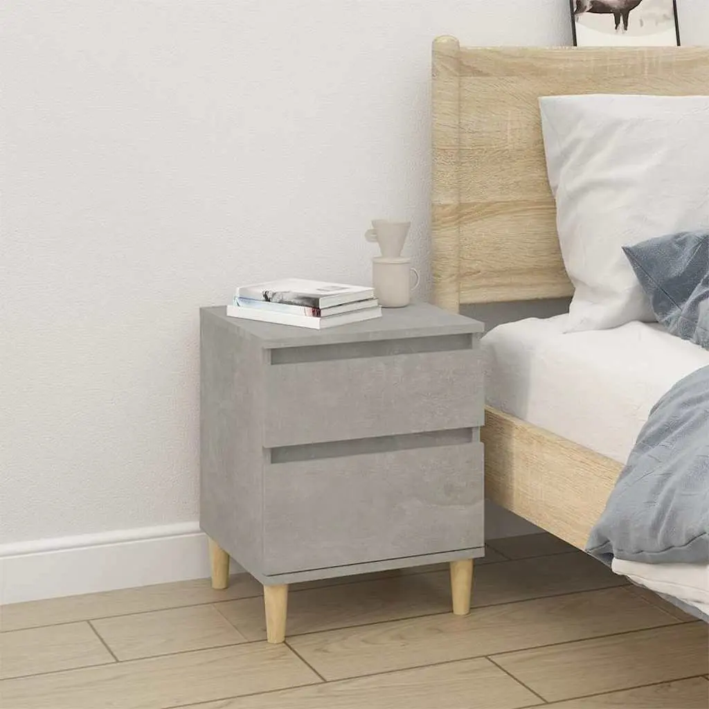 Bedside Cabinets Storage Bedroom 40x35x50 cm 2 Piece