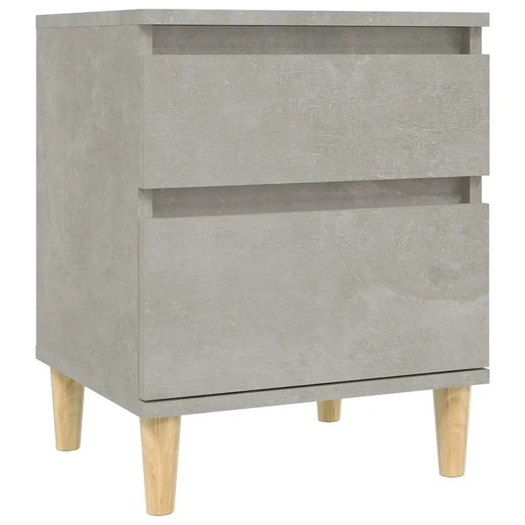 Bedside Cabinets Storage Bedroom 40x35x50 cm 2 Piece
