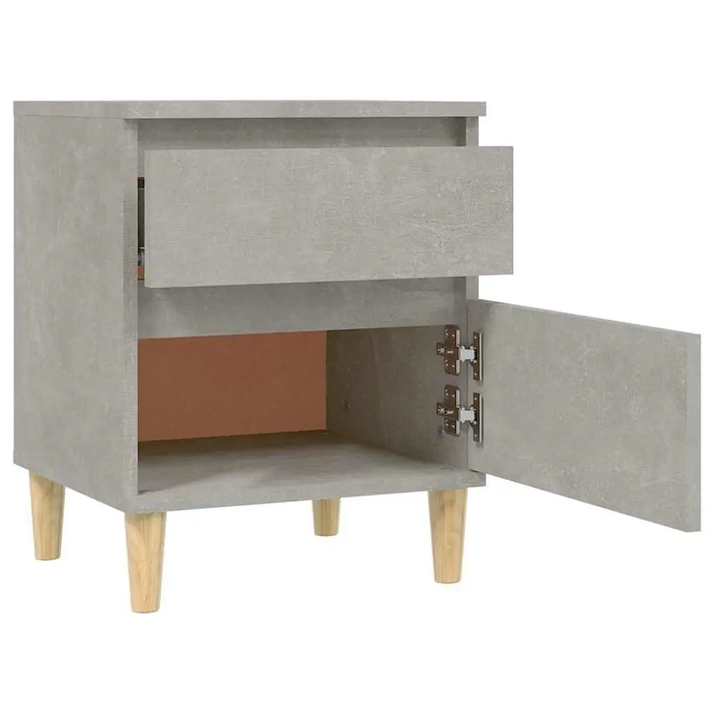 Bedside Cabinets Storage Bedroom 40x35x50 cm 2 Piece