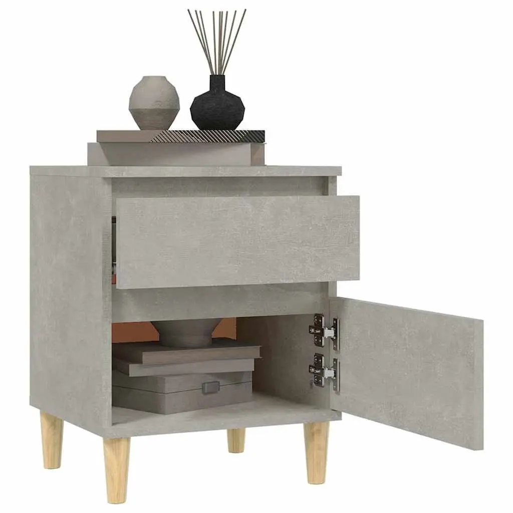 Bedside Cabinets Storage Bedroom 40x35x50 cm 2 Piece