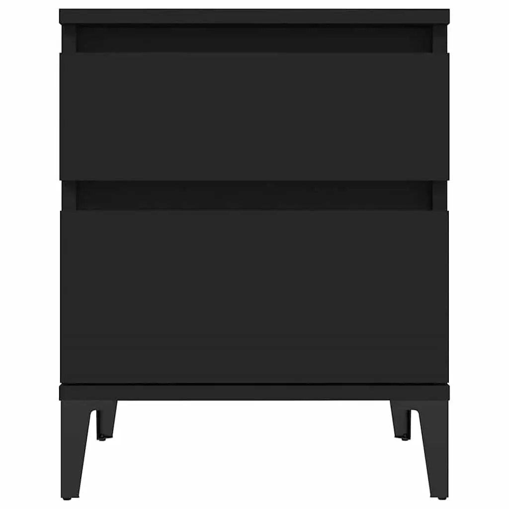Bedside Cabinets Storage Lockers (Set of 2)