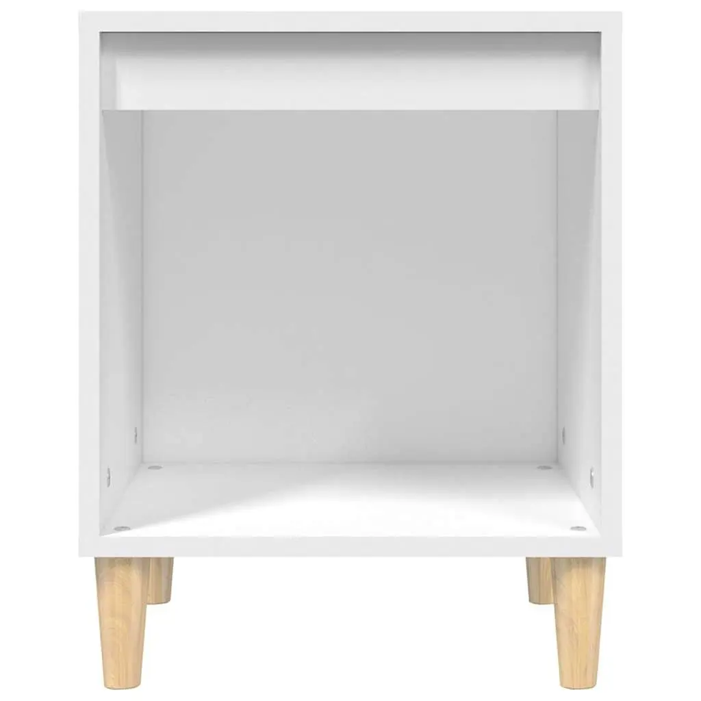 Bedside Cabinets 2 pcs White 40x35x50 cm Engineered Wood Storage Tables