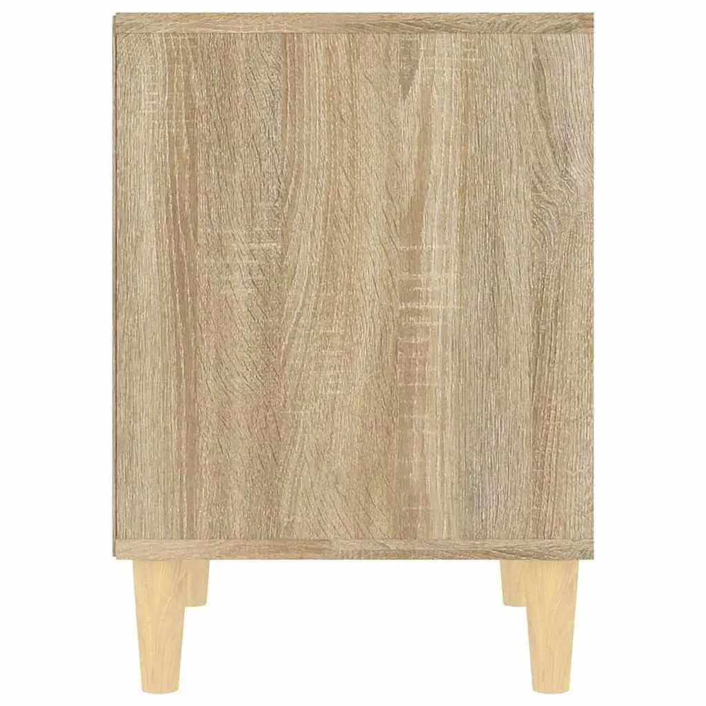 Bedside Cabinets 2 pcs Brown Engineered Wood Storage Side Tables 40x35x50cm