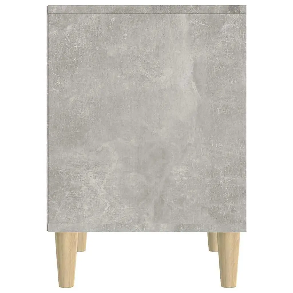 Bedside Cabinet Grey Bedside Table Nightstand Storage Bedroom Furniture