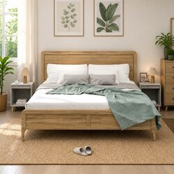 Grey Bedside Cabinets Set - Dimensions and Materials Inside